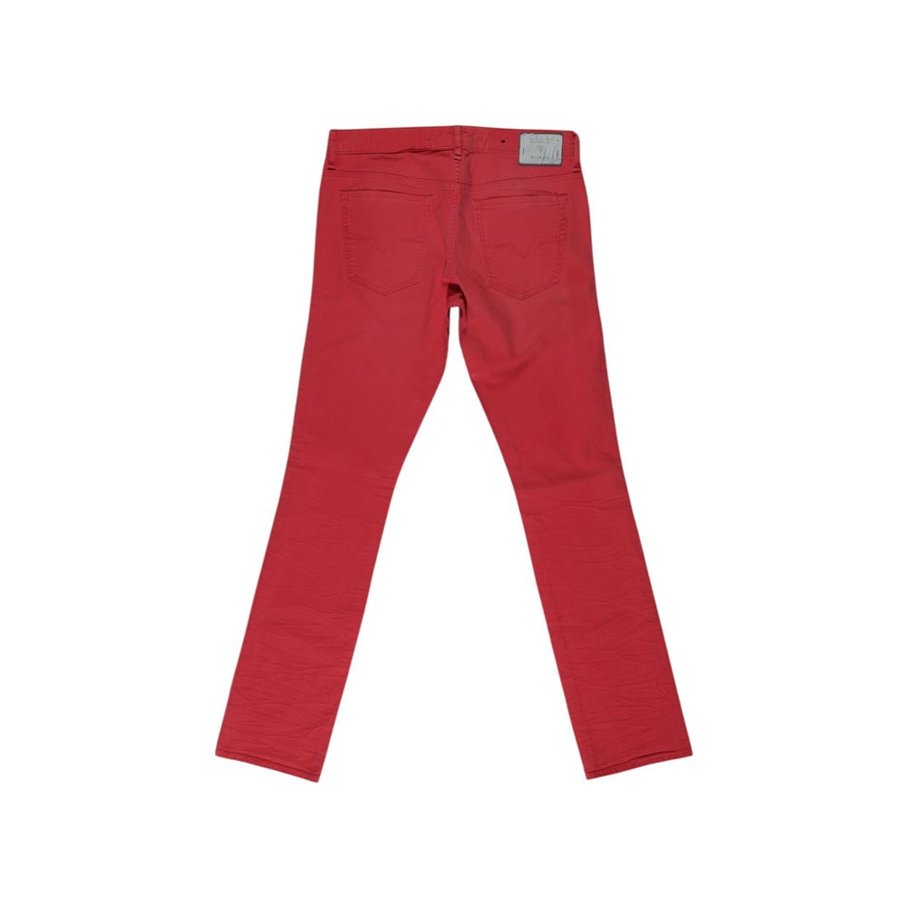 Guess Red Cotton Jeans & Pants